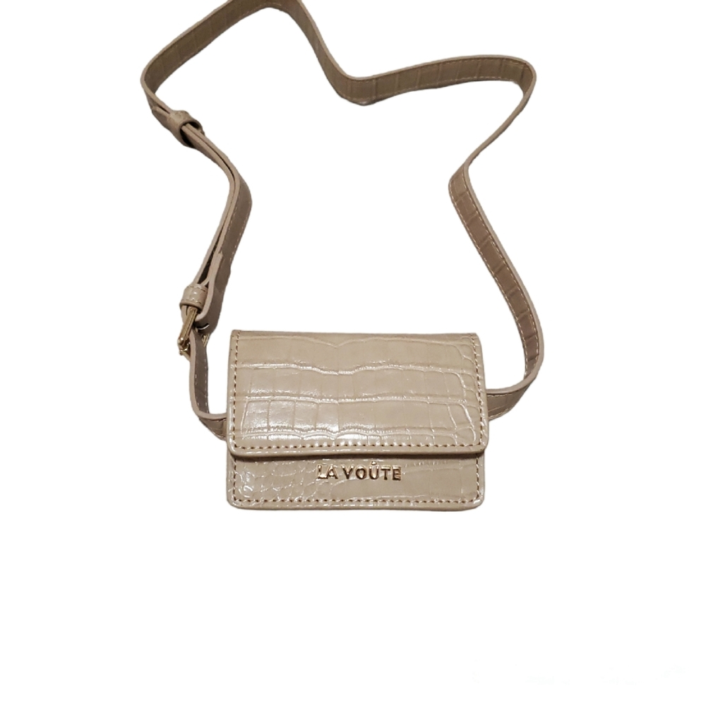 LA VOÛTE By Adrienne Houghton La Taille De Bébé Vegan Belt Wallet Bag - Sand/Tan